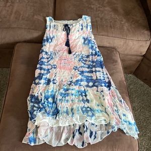Sundance tie dye cover up
